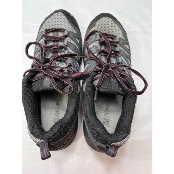 Salomon Womens gray and pink hiking Shoes Size 8 SKU 7300 - Picture 5 of 7